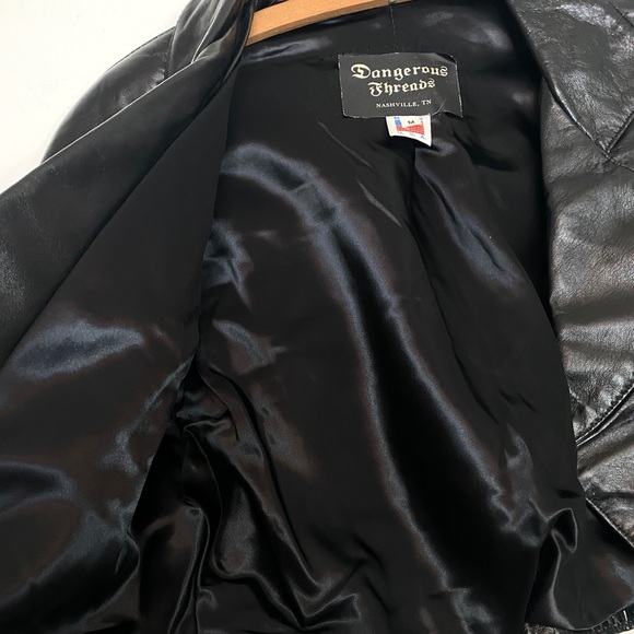 Dangerous Threads Nashville Cropped Biker Jacket M - Picture 5 of 6